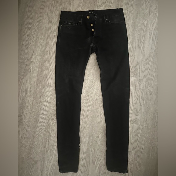 FEAR OF GOD Black Men's Jeans Size 31 W 33 L - Picture 1 of 5